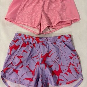 Target All In Motion Girl’s Shorts with Built In‎ Undergarment Size Large